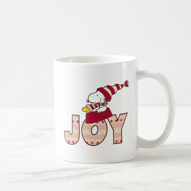 Erdnüsse | Snoopy & Woodstock Joy Sled Ride Kaffeetasse (Rechts)