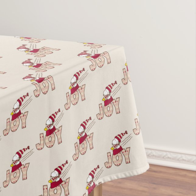 Erdnüsse | Snoopy & Woodstock Joy Sled Ride Tischdecke (Beispiel)