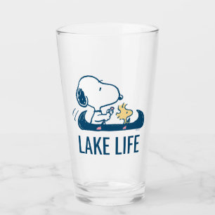 Erdnüsse Snoopy & Woodstock Kanu Glas
