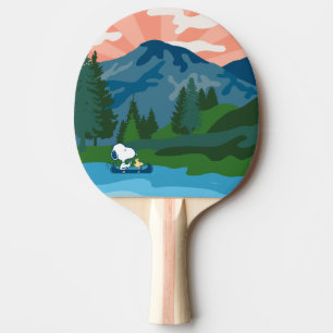 Erdnüsse Snoopy & Woodstock Kanu Tischtennis Schläger