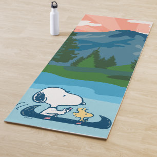 Erdnüsse Snoopy & Woodstock Kanu Yogamatte