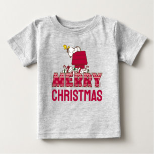 Erdnüsse   Snoopy & Woodstock Merry Ugly Sweater Baby T-shirt