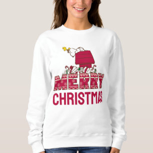 Erdnüsse Snoopy & Woodstock Merry Ugly Sweater Sweatshirt