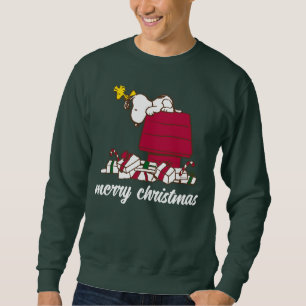 Erdnüsse Snoopy & Woodstock Merry Ugly Sweater Sweatshirt