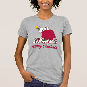 Erdnüsse Snoopy & Woodstock Merry Ugly Sweater T-Shirt