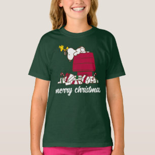 Erdnüsse Snoopy & Woodstock Merry Ugly Sweater T-Shirt