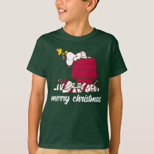 Erdnüsse Snoopy & Woodstock Merry Ugly Sweater T-Shirt
