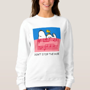 Erdnüsse Snoopy & Woodstock Music & Polka Dots Sweatshirt