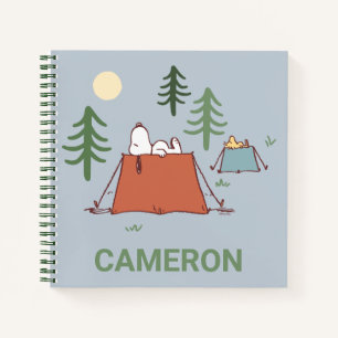 Erdnüsse   Snoopy & Woodstock   Name hinzufügen Notizbuch