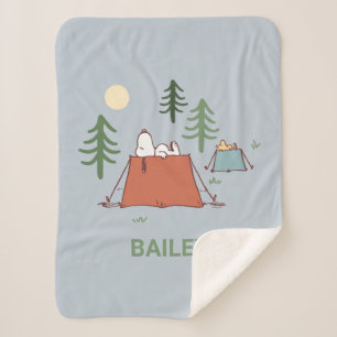 Erdnüsse   Snoopy & Woodstock   Name hinzufügen Sherpadecke