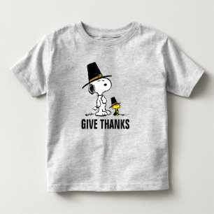 Erdnüsse Snoopy & Woodstock Pilgrim Kleinkind T-shirt