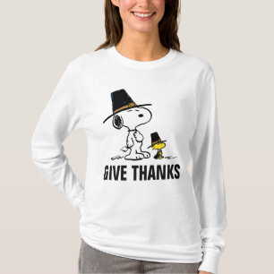 Erdnüsse Snoopy & Woodstock Pilgrim T-Shirt