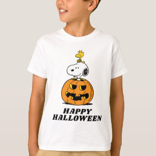 Erdnüsse Snoopy & Woodstock Pop-up Pumpkin T-Shirt