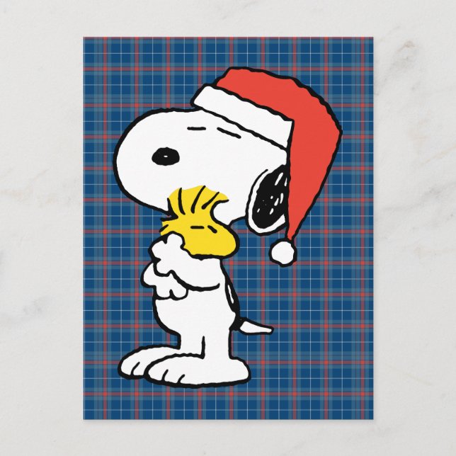 Erdnüsse | Snoopy & Woodstock Postkarte (Vorderseite)