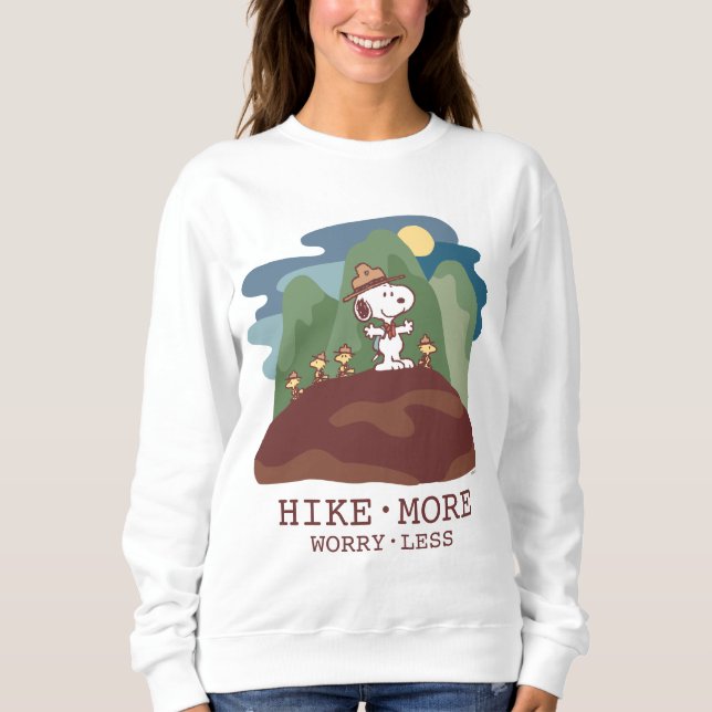 Erdnüsse | Snoopy & Woodstock Reine Zufriedenheit Sweatshirt (Vorderseite)