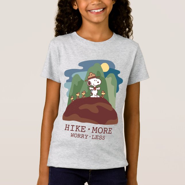 Erdnüsse | Snoopy & Woodstock Reine Zufriedenheit T-Shirt (Vorderseite)