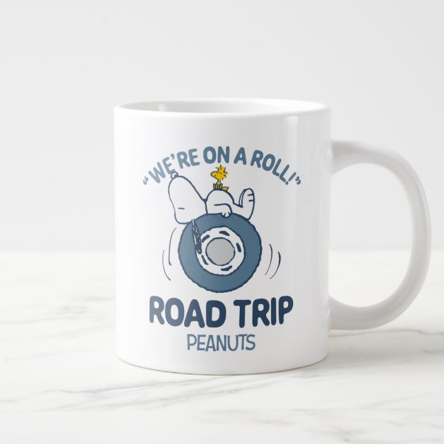Erdnüsse | Snoopy & Woodstock Road Trip Jumbo-Tasse (Rechts)