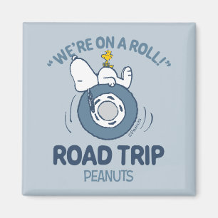 Erdnüsse   Snoopy & Woodstock Road Trip Magnet