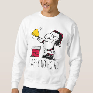 Erdnüsse Snoopy & Woodstock Santa Bell Ringer Sweatshirt