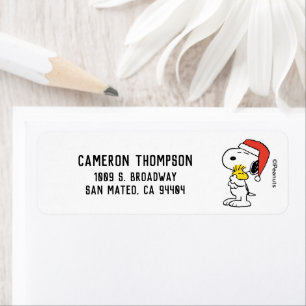 Erdnüsse   Snoopy & Woodstock Santa Claus Hug