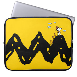 Erdnüsse   Snoopy & Woodstock Scout Truppenwanderu Laptopschutzhülle