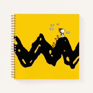Erdnüsse   Snoopy & Woodstock Scout Truppenwanderu Notizbuch