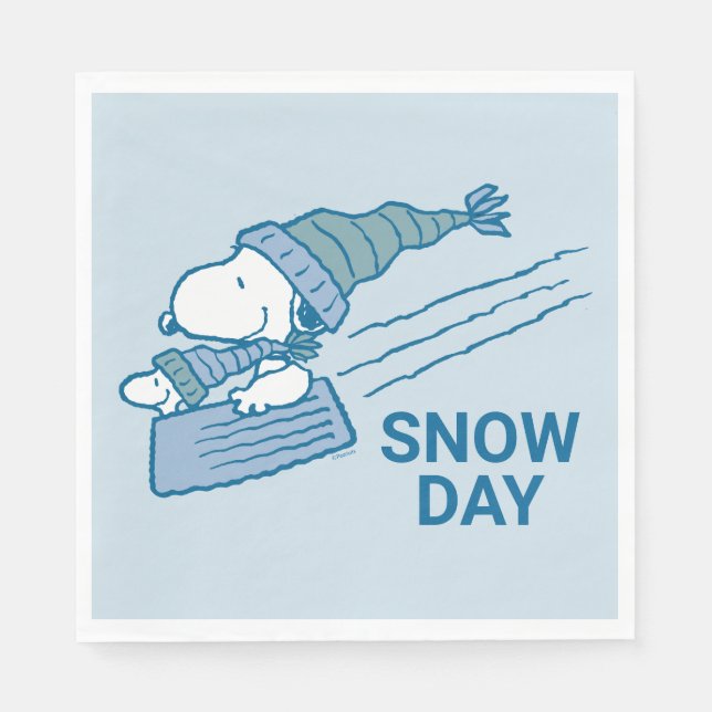 Erdnüsse | Snoopy & Woodstock Serviette (Vorderseite)