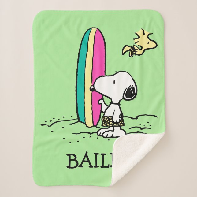 Erdnüsse | Snoopy & Woodstock Sherpadecke (Vorderseite)