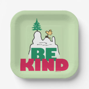 Erdnüsse   Snoopy & Woodstock sind gut Pappteller