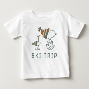 Erdnüsse   Snoopy & Woodstock Ski Trip 2 Baby T-shirt