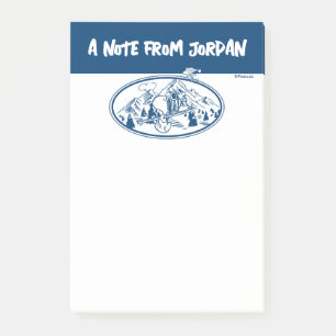 Erdnüsse   Snoopy & Woodstock Skifahren Post-it Klebezettel