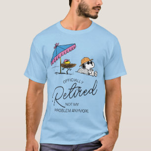 Erdnüsse Snoopy & Woodstock Strand Ich bin müde T-Shirt