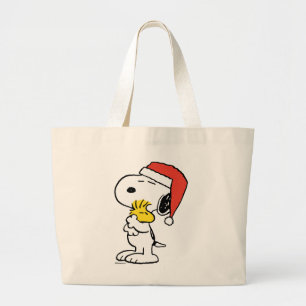 Erdnüsse Snoopy & Woodstock Urlaub Jumbo Stoffbeutel