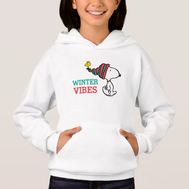 Erdnüsse | Snoopy & Woodstock Warme Wünsche Hoodie (Vorderseite)