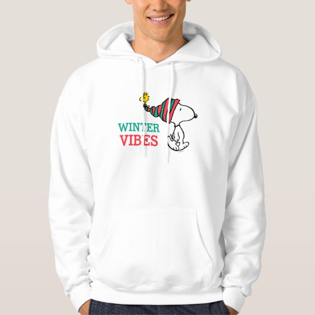 Erdnüsse | Snoopy & Woodstock Warme Wünsche Hoodie (Vorderseite)