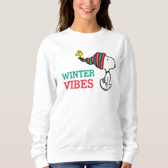 Erdnüsse | Snoopy & Woodstock Warme Wünsche Sweatshirt (Vorderseite)