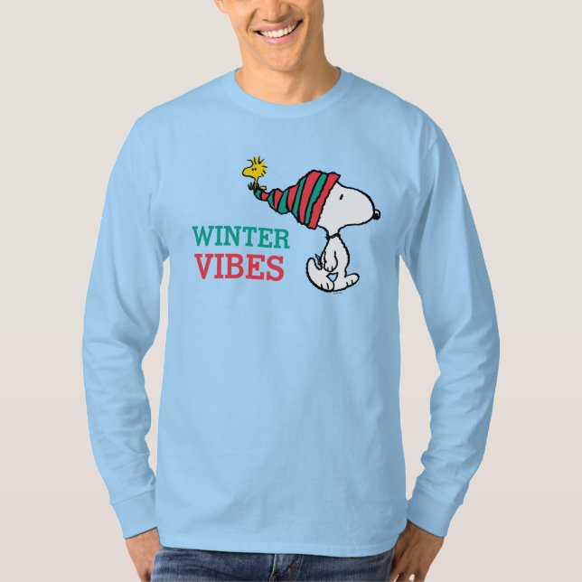 Erdnüsse | Snoopy & Woodstock Warme Wünsche T-Shirt (Vorderseite)