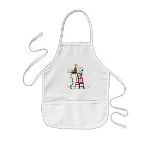 Erdnüsse   Snoopy & Woodstock Weihnachtsbaum Kinderschürze