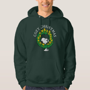 Erdnüsse   Snoopy & Woodstock Weihnachtskranz Hoodie