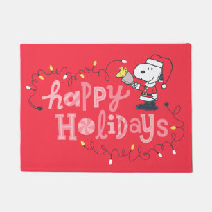 Erdnüsse Snoopy & Woodstock Weihnachtsmann Fußmatte