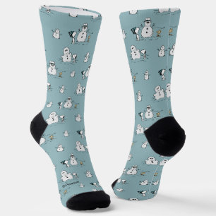 Erdnüsse   Snoopy & Woodstock Winter Break Pattern Socken