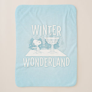 Erdnüsse   Snoopy & Woodstock Winter Wonderland Sherpadecke