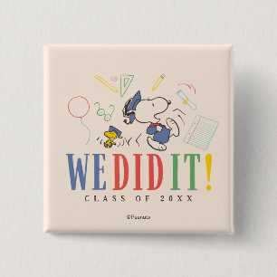 Erdnüsse Snoopy Woodstock Wir Haben Es Geschafft A Button