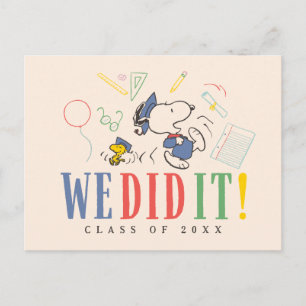 Erdnüsse Snoopy Woodstock Wir Haben Es Geschafft A Postkarte