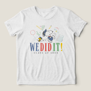 Erdnüsse Snoopy Woodstock Wir Haben Es Geschafft A Tri-Blend Shirt