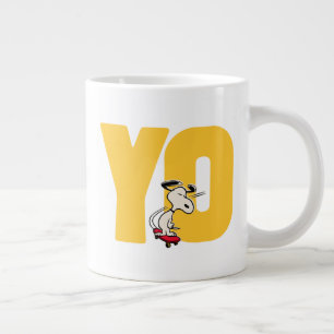Erdnüsse   Snoopy YO Skateboard Jumbo-Tasse