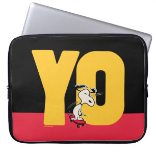 Erdnüsse   Snoopy YO Skateboard Laptopschutzhülle