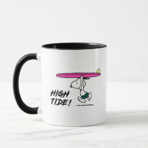 Erdnüsse   Snoopy zum Surfen Tasse