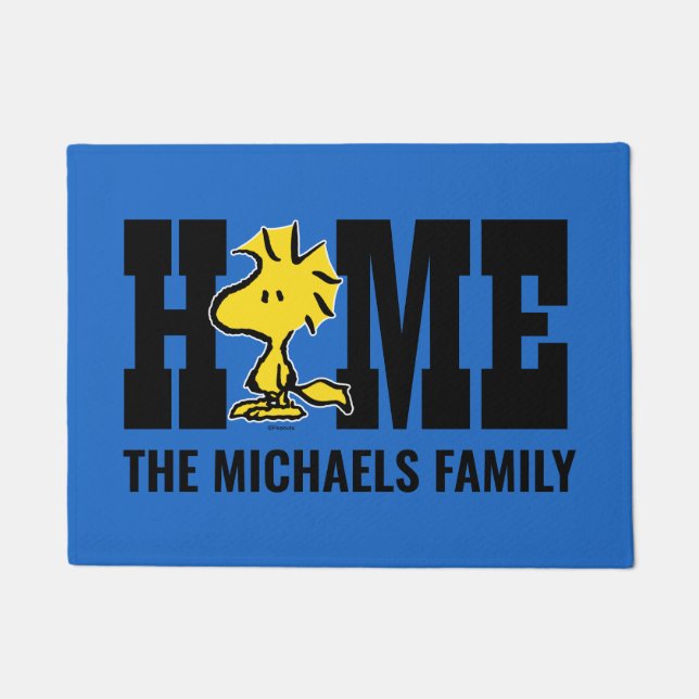 Erdnüsse | Snoopy's Friend Woodstock Fußmatte (Vorderseite)