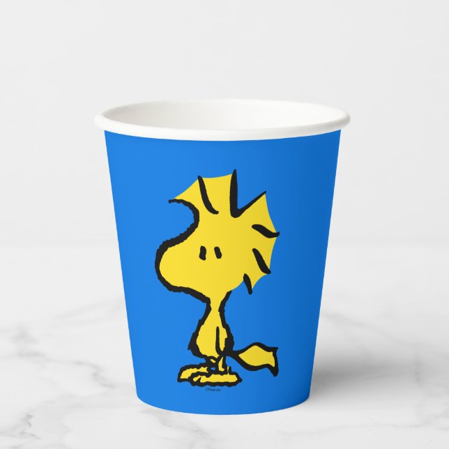 Erdnüsse | Snoopy's Friend Woodstock Pappbecher (Vorderseite)